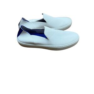 Rothy's The Original Womens Size 7 White Casual Walking Slip On Shoes Sneakers